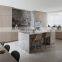 American Style 3d/4d Design Kitchen Cabinets With Marble Island