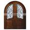 Деревянные входные двери наружные, антикварные французские кованые железные ворота, входные двери
