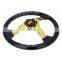 jdm racing deep dish drift steering wheel ,360 drift steering wheel with horn button