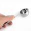 Stainless steel coffee scoop with clip coffee tea measuring spoon coffee scoop bag sealing clip