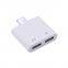 Daul Light Ning Headphone Jack Audio Connector Audio Charge Adapter For Iphone