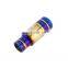 Universal Car Accessories 13 cm Gear Shift Knob Shifter Head Burnt Blue Gold Aluminum Alloy Titanium