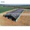 prefabricated galvanised steel portal frame cow sheds house for chicken