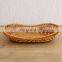 Best Price Wholesale Vietnam rattan bread tray fruit plate Japanese living room household snack tray Wholesale