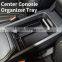 For Ford Mustang Mach-E 2021 2022 Accessories Center Console Organizer Tray Armrest Storage Box ABS Non-Slip Insert Tray