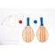 Beach Frescobol Wooden Paddle Racket Ball Set