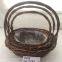Wicker Basket Round Picnic Cooler Basket