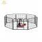 Small dog kennel pet crate dog park fencing,heavy duty wire dog exercise pen small 8 panel pet enclosure