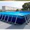 children indoor outdoor large slide inflatable metal frame swimming pool