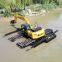 High Efficiency Floating Pontoon Excavator Amphibious Digger for Sale