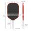 Arronax 2023 New High Friction 3D 18k Friction Surface 16MM Rough Textured Skin Pickleball Paddle USAPA
