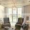 New Double Cage Pendant Light VISUAL COMFORT 4 Light  Gold Foyer Lantern Ceiling Light Rustic Vintage pendant lamp