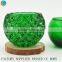 Exported to United States colorful crystal clear green round votive holders wedding party decotation                        
                                                Quality Choice