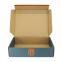 Wholesale Factory Direct Sales Custom Blue Box With Orange Logo for Shipping for Small Business