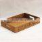Antique wooden serving trays