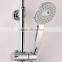 Chrome Plating Brass Round Exposed Rain Shower Set