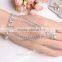 Bright Evening Party Ladies Luxury Fashion Crystal Arabic Ring Bracelet