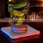 Plastic material led light blinking drink Cup Coaster For bars or party