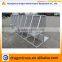 aluminum crowd control barrier with footboard