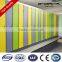 Top quality colorful z-shaped Acratch Resistance phenolic hpl football locker