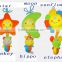 Babyfans Beautiful Animal Cartoon Shaped Music Activity Educational Soft Toys for Baby china factory wholesale