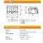 Manufacturer specializing production straight for the high temperature resistant wire quick connector#863-3