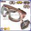 BJ-GT-010 Customized Wholesale Coffee Leather Steampunk Motorbike Glasses