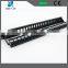 Empty patch panel, 24 Port 1U Keystone Jack Snap in Blank Panel for Cat5e Cat6 RJ45 19 inch