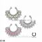 Hot Crystal Nose Ring Cuff Body Piercing Jewelry Accessory for Wholesale O 17