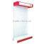 Metal single side supermarket shelving