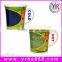 11oz 325ml Horn Shape Porcelain Color Changing Mug Flower Pattern factory wholesale