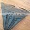 30T Green Wooden Handle Plastic Garden Rake