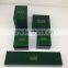 highend jewelry box glossy green jewellery wooden gift packaging box