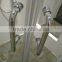 6mm Tempered Glass Arc-shape Aluminum Hinged Cheap Shower Door (KK3048)