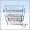 Floor metal stand multilayer wall mounted shelf with drawer