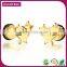 Fashion Jewelry And Accessories Three Star Gold European Style Earrings