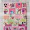 Japanese Korean style lovely rabbit animal print cotton fabric 100% polyester