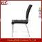 china factory upholstered modern hot-sell black leather chrome dining chair