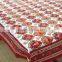 Dholamaru Chokri 150 x 150 cms Hand Block Printed Square Tablecloth