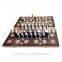 Classic Style Wooden Folding Chess Set With King Height 7.6cm