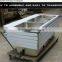 Triple bowls Handmade commercial hotel restaurant stainless steel kitchen sink cabinet with backsplash faucets