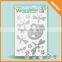 08-00007 Beauty products wall mirrors fairy kids mirror sticker paper