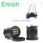 hand camping rechargeable led solar lamp