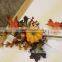 personized red berry branch christmas oranment with pumpkin