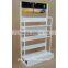 high quality strong 3 tier metal lubricant display stand with great price