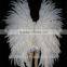 white open swing V shape costume feather angel wings
