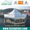 Pavillion pagoda tent, hexagonal gazebo tent with clear glass wall