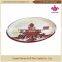 Hot Selling Lead-free Christmas Ceramic Manufactures Dolomite Ceramic Dinner Dish And Ceramic Plate
