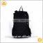 Custom china black fashion design backpack for student