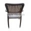best selling stackable garden furniture rattan vase chair,used in Plastic garden chair furniture
